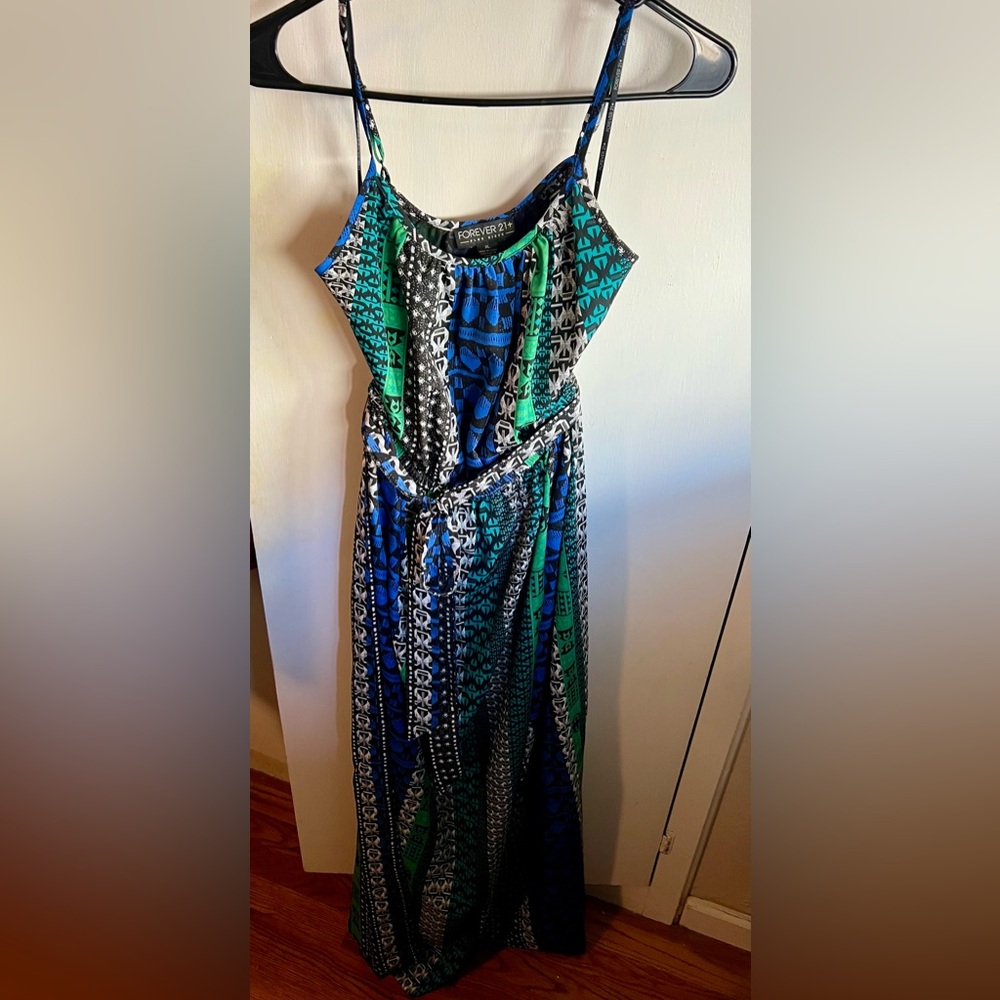 Multicolor Patterned Women's maxi Dress